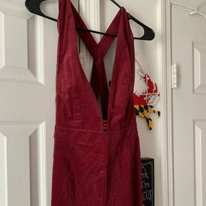 Maroon Jumpsuit